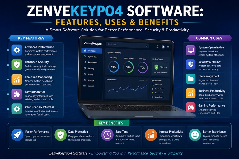 Zenvekeypo4 Software Features, Uses & Benefits