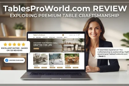 TablesProWorld Com review showing the website