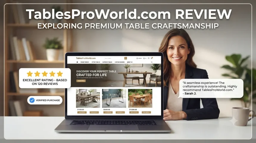 TablesProWorld Com review showing the website